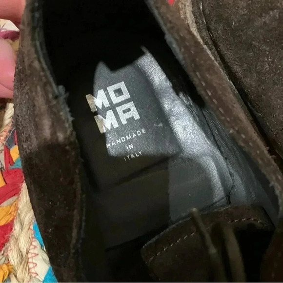 Moma  brown suede leather shoes made in Italy 45 - Picture 6 of 6